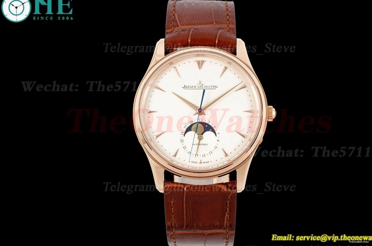 Ultra Master Moonphase White LE RG AZF A925 Stk Thin 0122